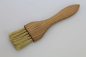 Preview: Fettpinsel, geölt / Naturborste weich flach 16 cm
