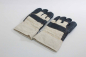 Preview: Winter-Arbeitshandschuhe Leder, Teddyfutter, Stulpe