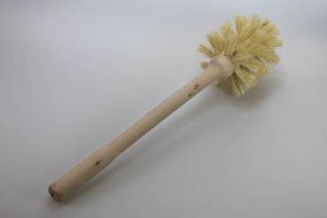 Klosettbürste KLASSIK, rund, Holz geölt / Fibre natur