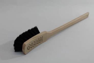 Preview: Kotflügelbürste geschwungen, 50 cm / Rosshaar