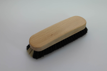Preview: Reise-Kleiderbürste / rein Rosshaar, Buchenholz lackiert