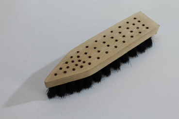 Preview: Abreibbürste / Arenga dunkel, mit Schmutzkante