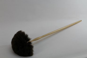 Preview: Staubwedel Pilzkopf / Rosshaar mit Stiel