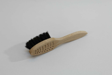 Preview: Hufbürste / Arenga geschwungen, Holz geölt