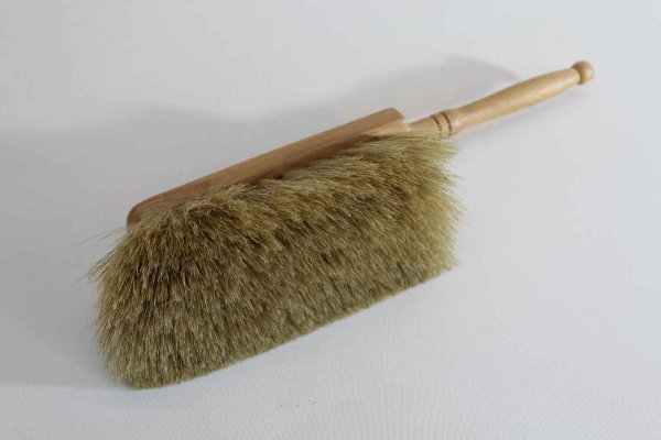 Tischfeger / Rosshaar hell