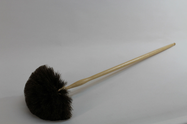 Staubwedel Pilzkopf / Rosshaar mit Stiel