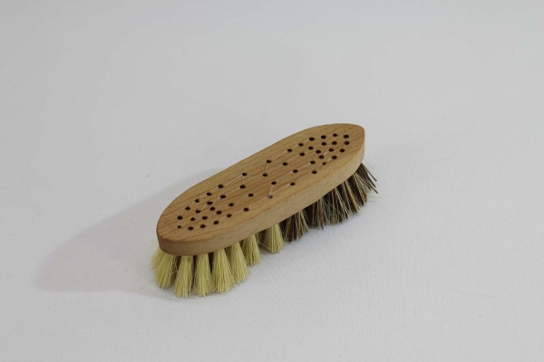 Gemüsebürste Fibre / Union, Holz geölt, 5 x 14 cm